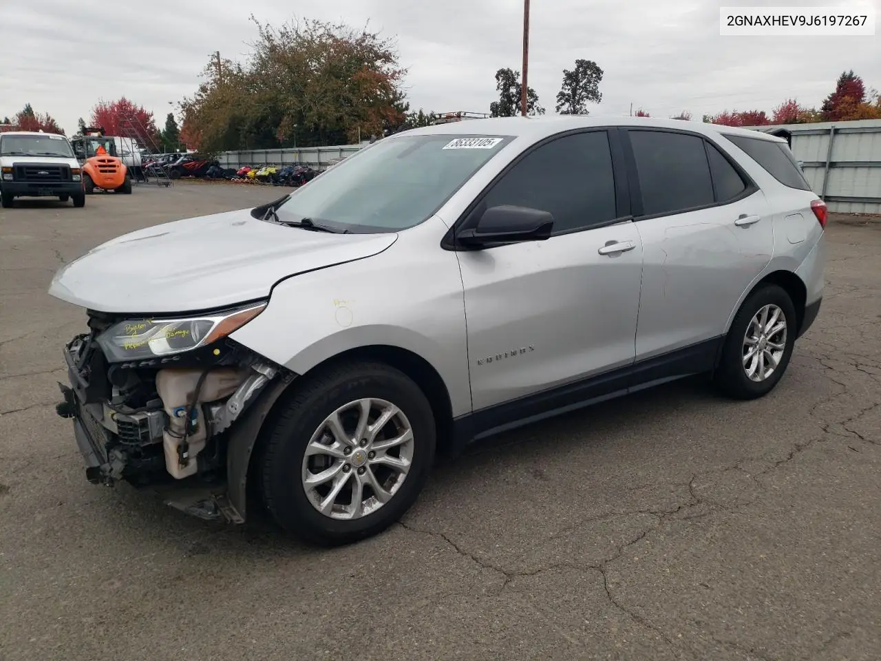 2GNAXHEV9J6197267 2018 Chevrolet Equinox Ls
