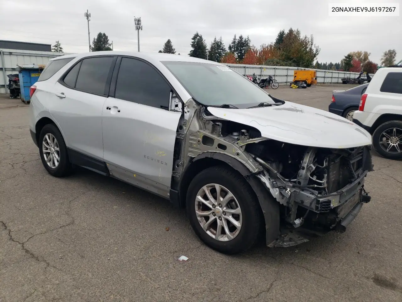 2GNAXHEV9J6197267 2018 Chevrolet Equinox Ls