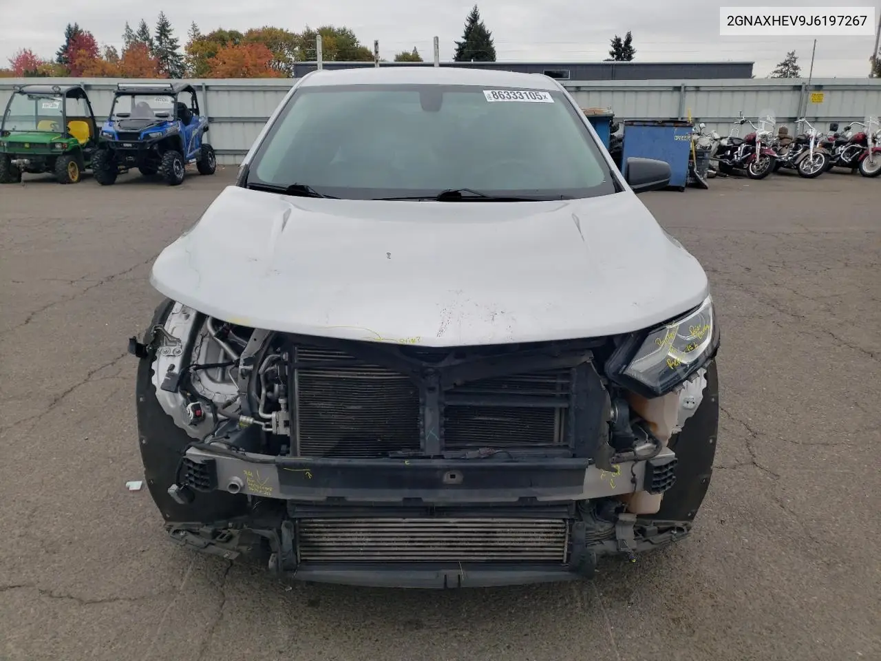 2GNAXHEV9J6197267 2018 Chevrolet Equinox Ls