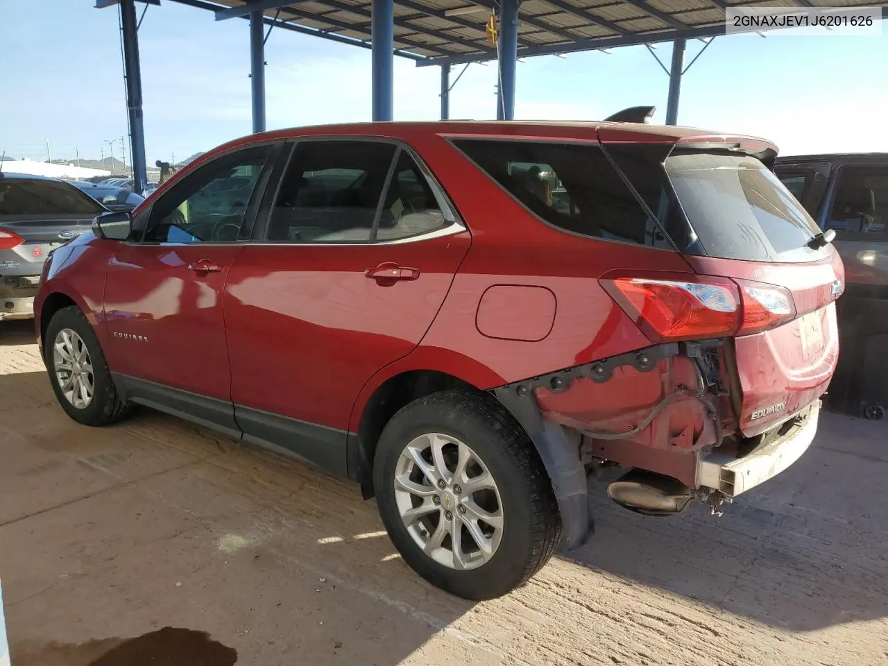 2GNAXJEV1J6201626 2018 Chevrolet Equinox Lt