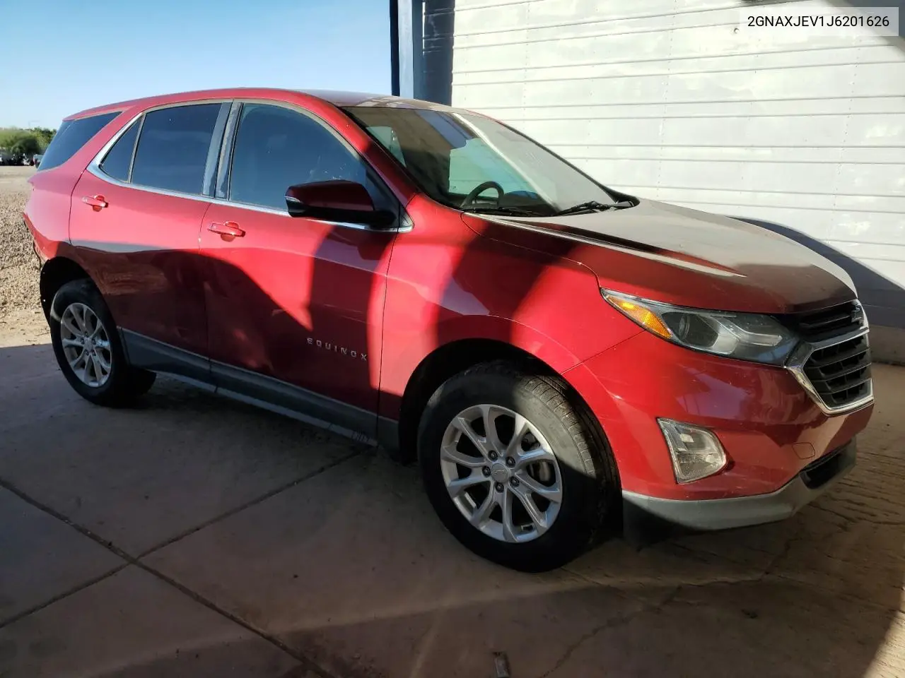 2GNAXJEV1J6201626 2018 Chevrolet Equinox Lt