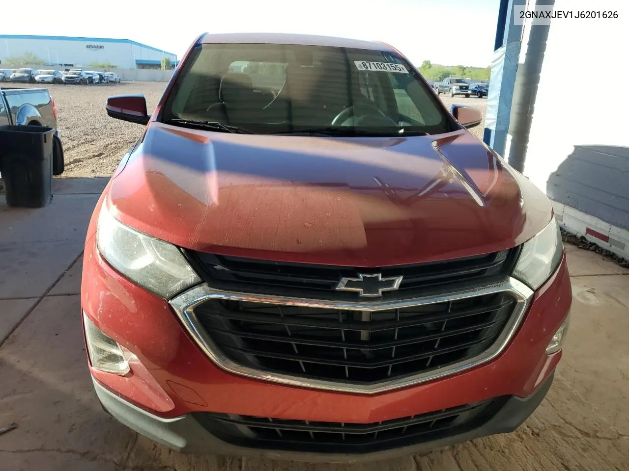 2GNAXJEV1J6201626 2018 Chevrolet Equinox Lt