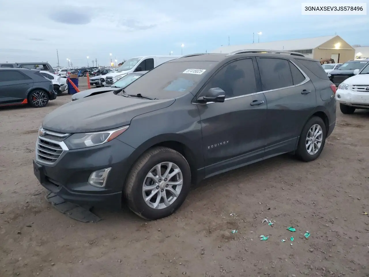 3GNAXSEV3JS578496 2018 Chevrolet Equinox Lt