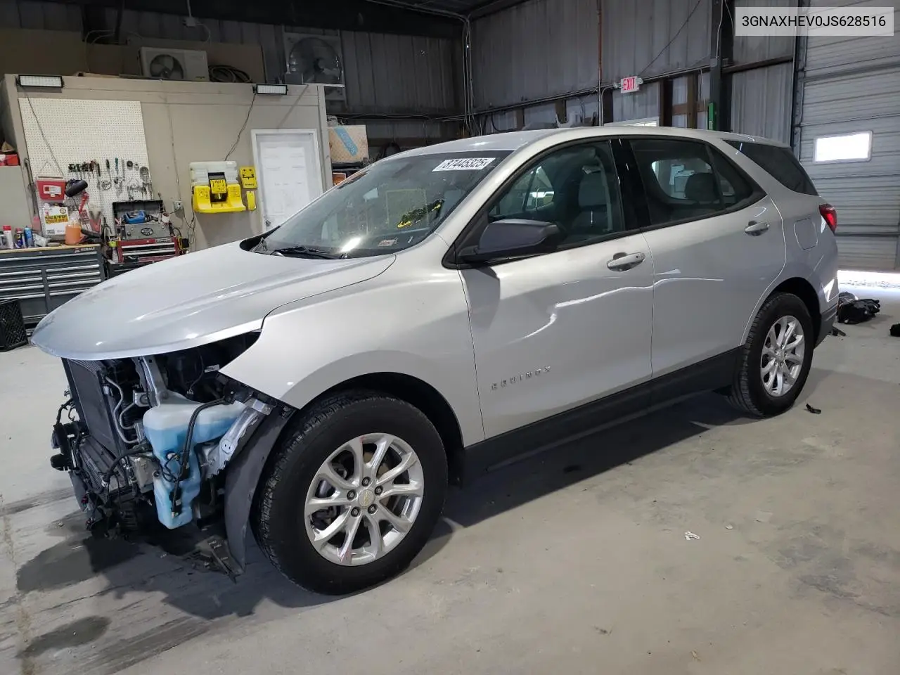 3GNAXHEV0JS628516 2018 Chevrolet Equinox Ls