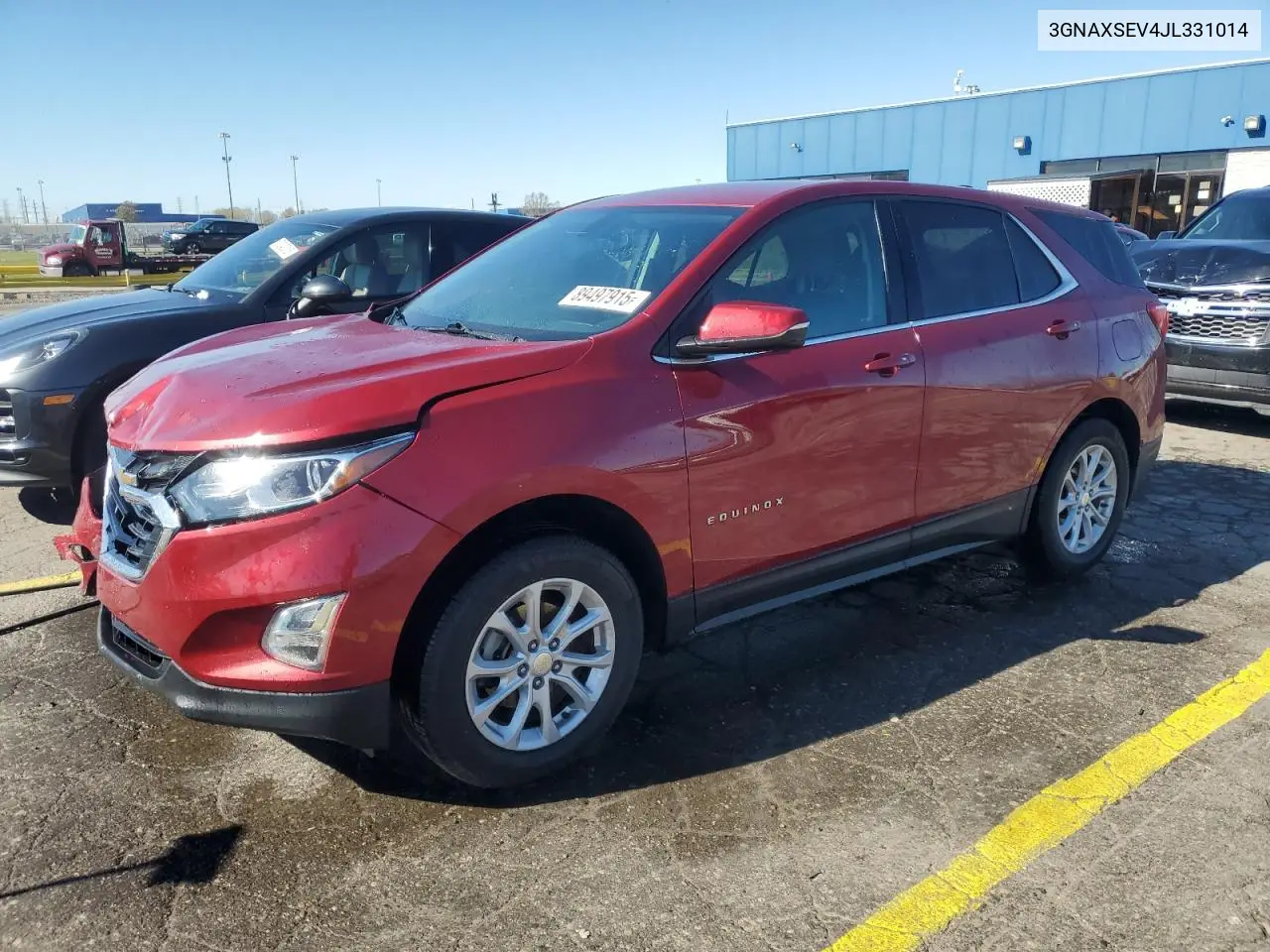 3GNAXSEV4JL331014 2018 Chevrolet Equinox Lt