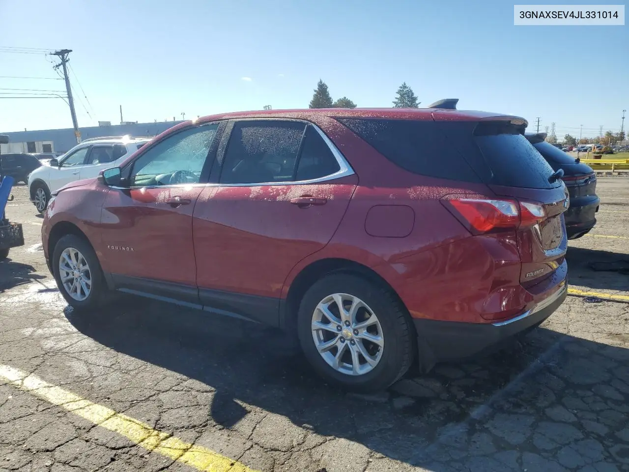 3GNAXSEV4JL331014 2018 Chevrolet Equinox Lt