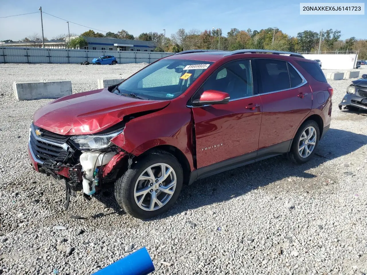 2GNAXKEX6J6141723 2018 Chevrolet Equinox Lt