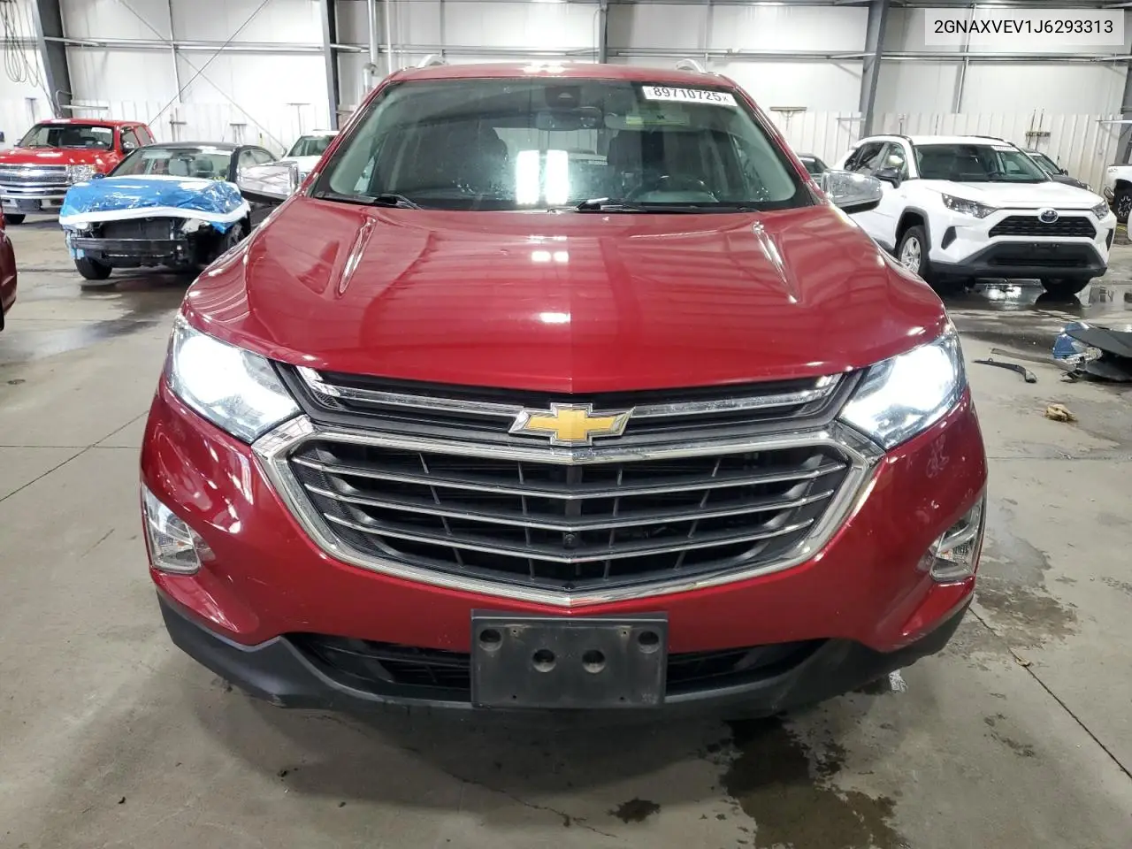 2GNAXVEV1J6293313 2018 Chevrolet Equinox Premier