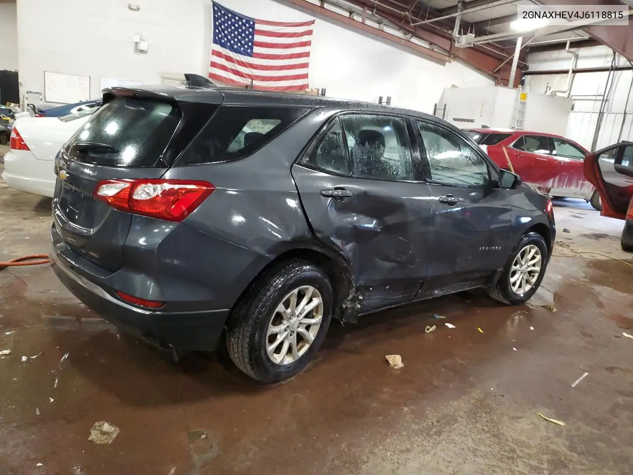 2GNAXHEV4J6118815 2018 Chevrolet Equinox Ls