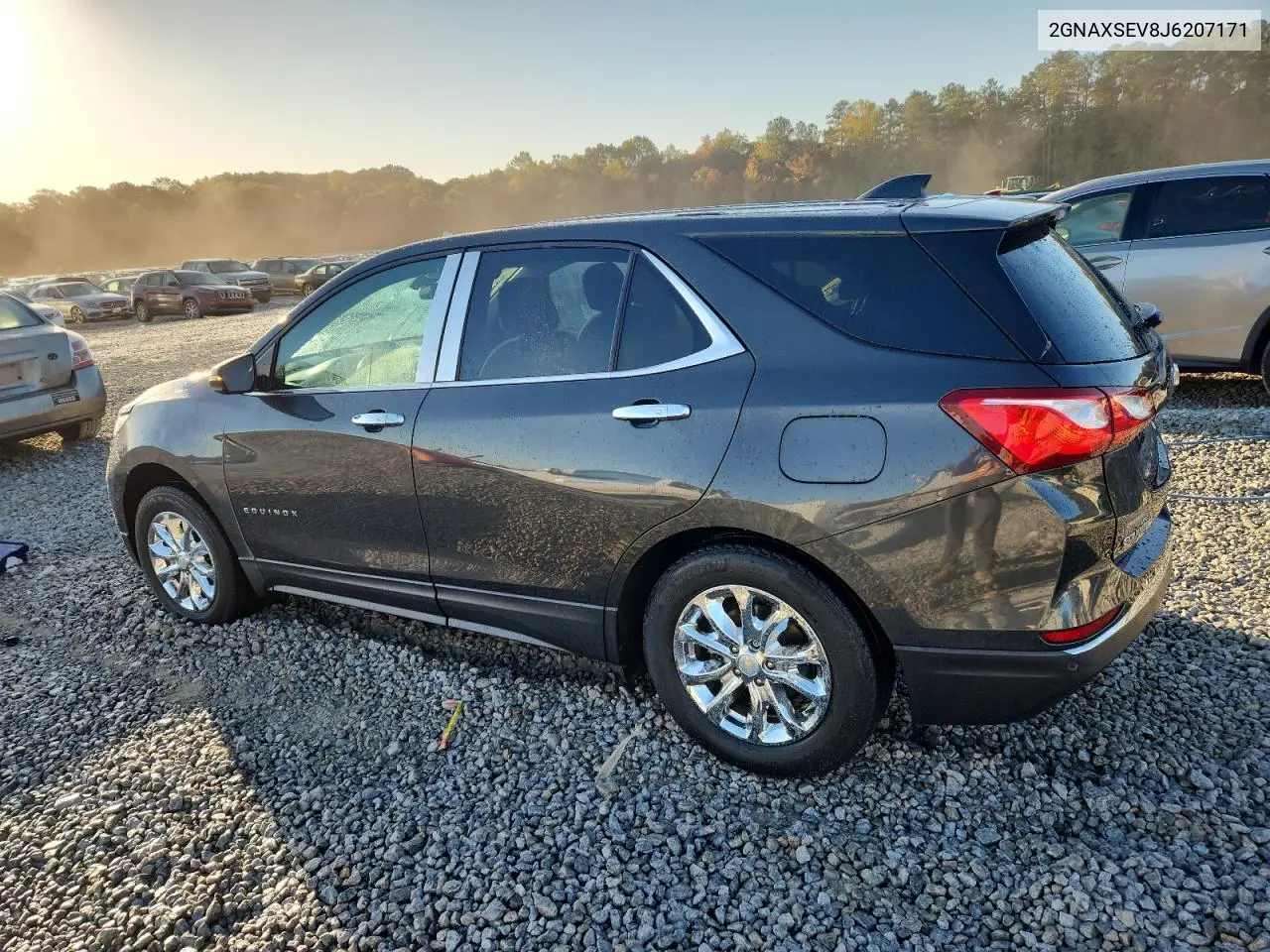 2GNAXSEV8J6207171 2018 Chevrolet Equinox Lt