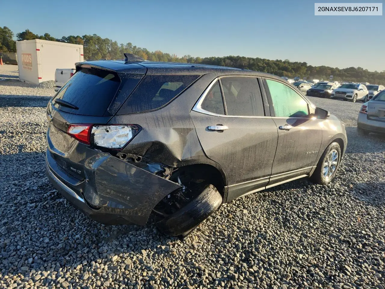 2GNAXSEV8J6207171 2018 Chevrolet Equinox Lt