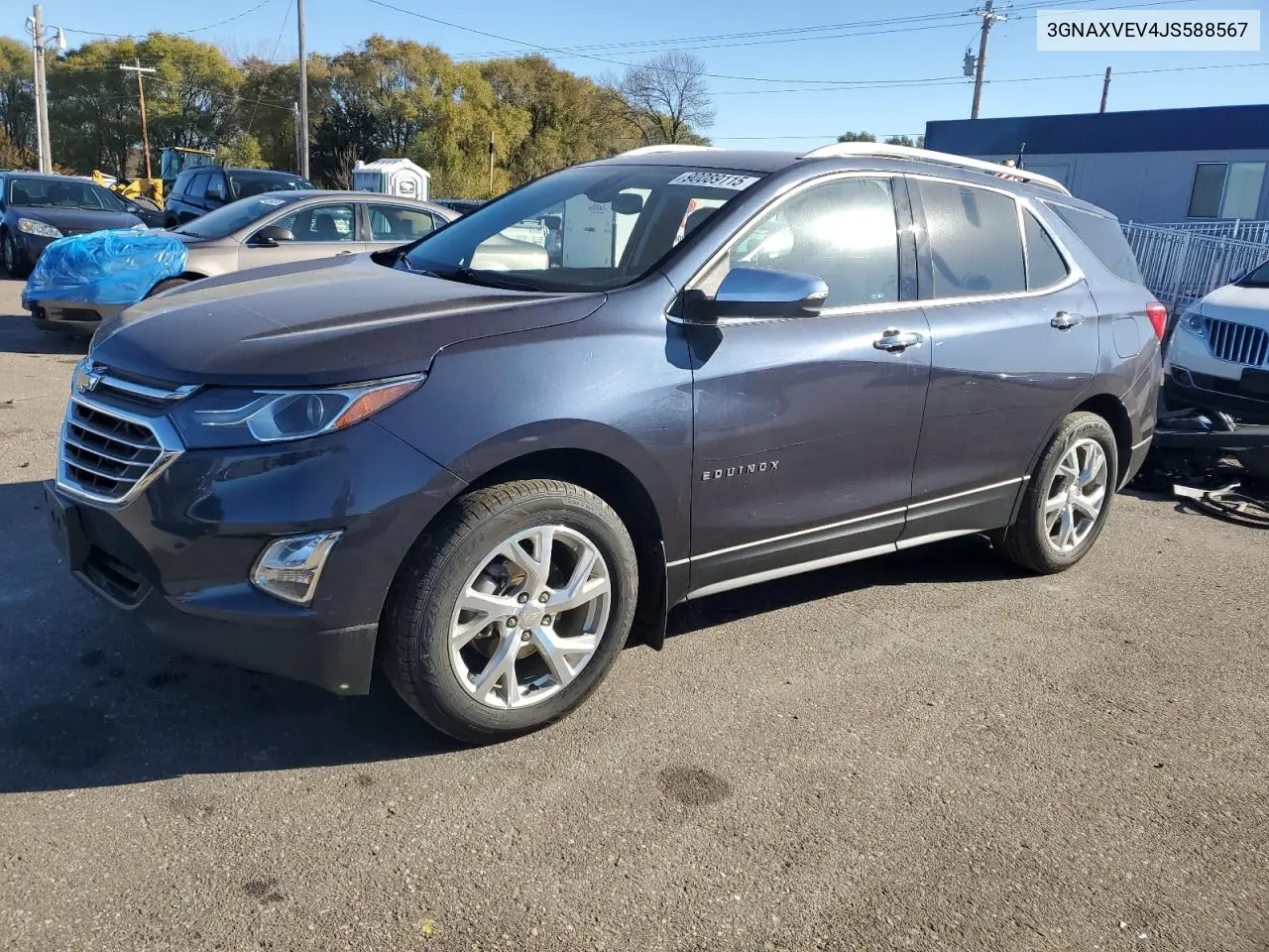 3GNAXVEV4JS588567 2018 Chevrolet Equinox Premier