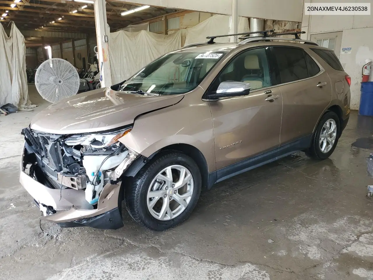 2GNAXMEV4J6230538 2018 Chevrolet Equinox Premier