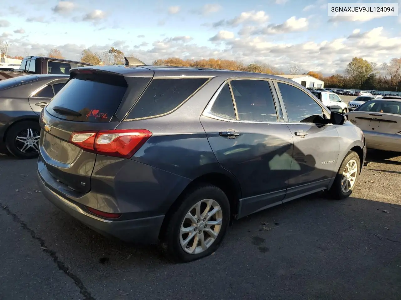 3GNAXJEV9JL124094 2018 Chevrolet Equinox Lt