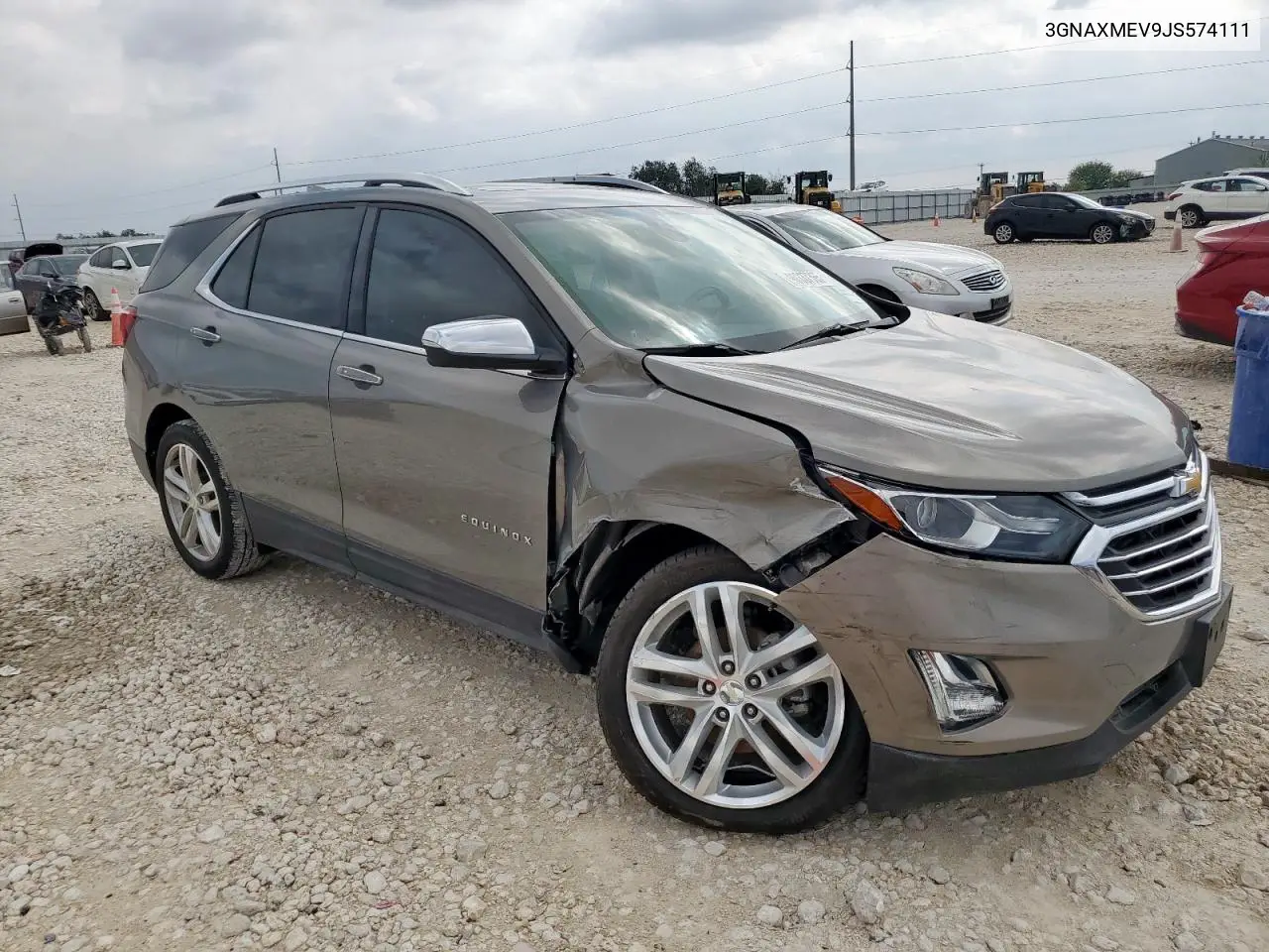 3GNAXMEV9JS574111 2018 Chevrolet Equinox Premier