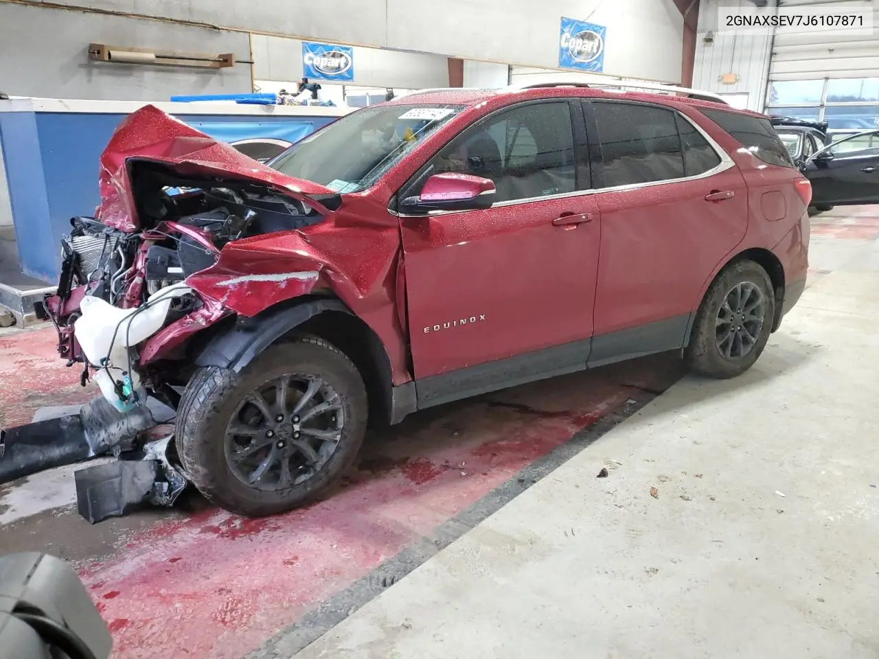2GNAXSEV7J6107871 2018 Chevrolet Equinox Lt