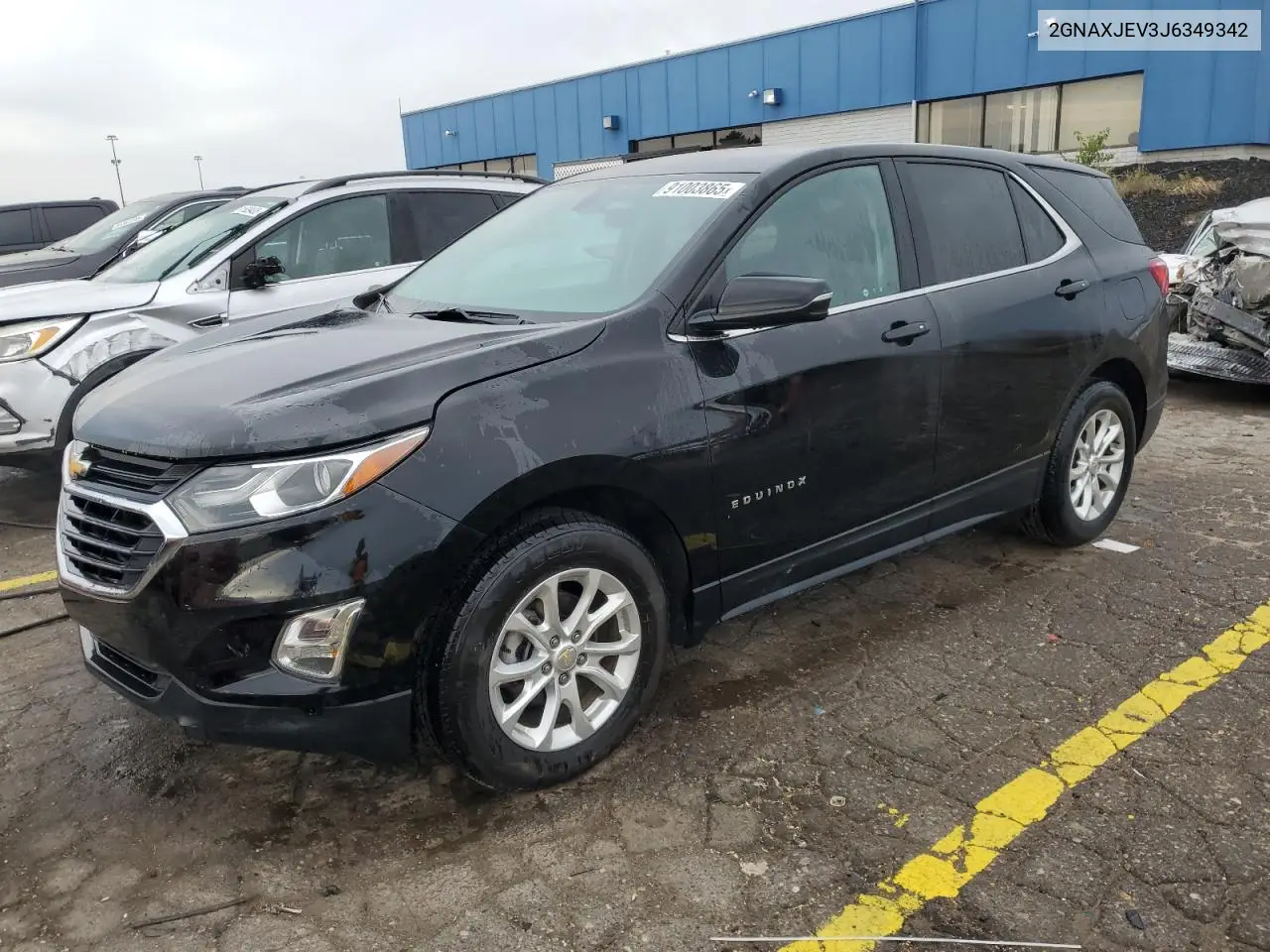 2GNAXJEV3J6349342 2018 Chevrolet Equinox Lt