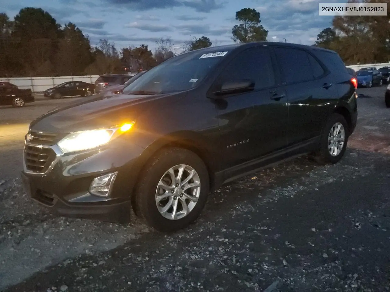 2GNAXHEV8J6152823 2018 Chevrolet Equinox Ls