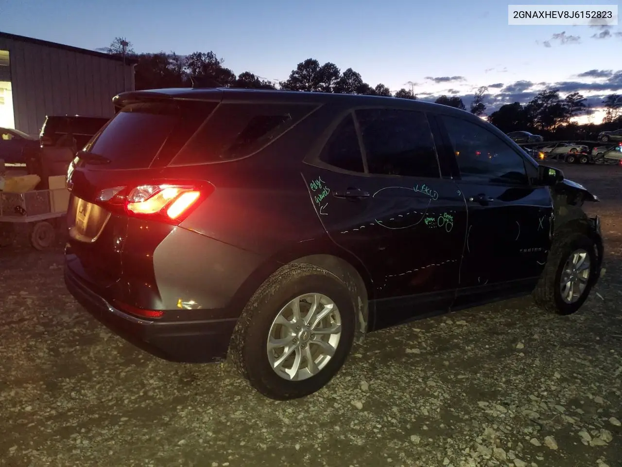 2GNAXHEV8J6152823 2018 Chevrolet Equinox Ls