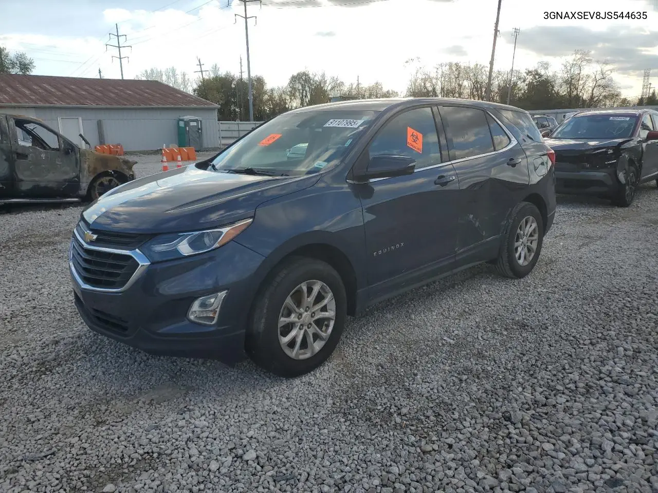 3GNAXSEV8JS544635 2018 Chevrolet Equinox Lt