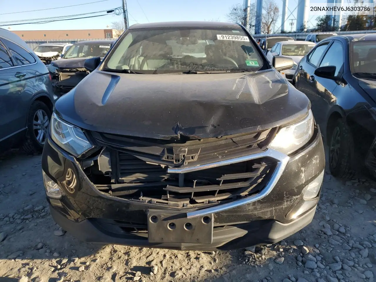 2GNAXHEV6J6303786 2018 Chevrolet Equinox Ls