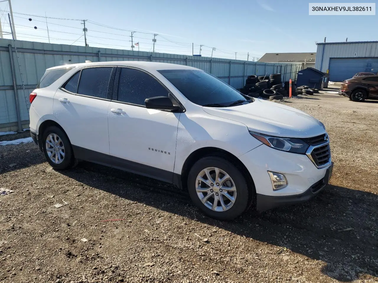 3GNAXHEV9JL382611 2018 Chevrolet Equinox Ls