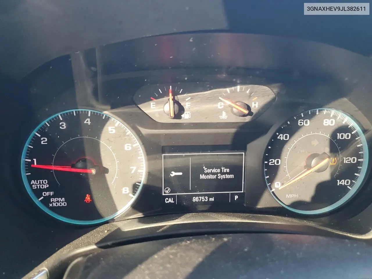 3GNAXHEV9JL382611 2018 Chevrolet Equinox Ls