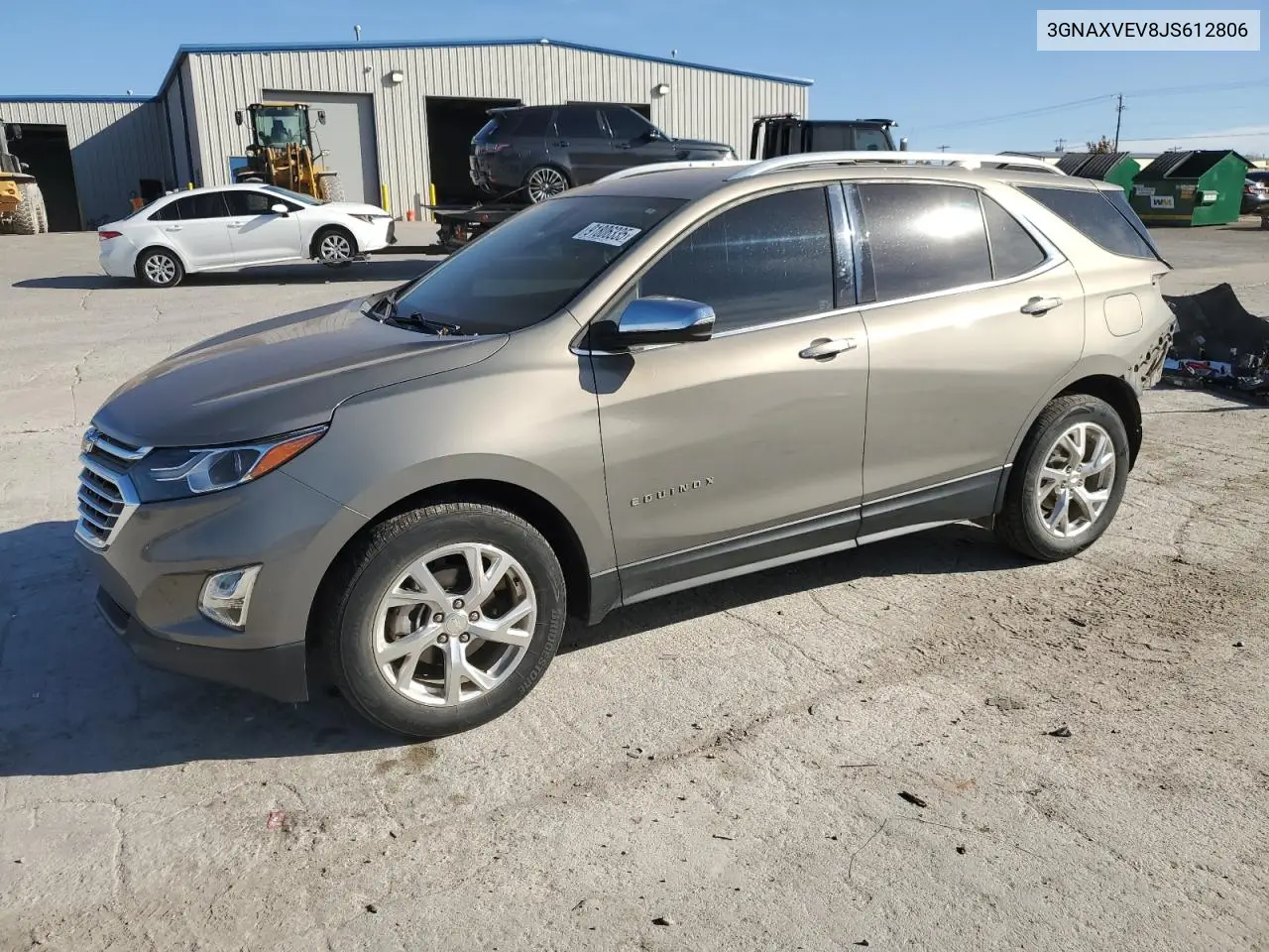 3GNAXVEV8JS612806 2018 Chevrolet Equinox Premier