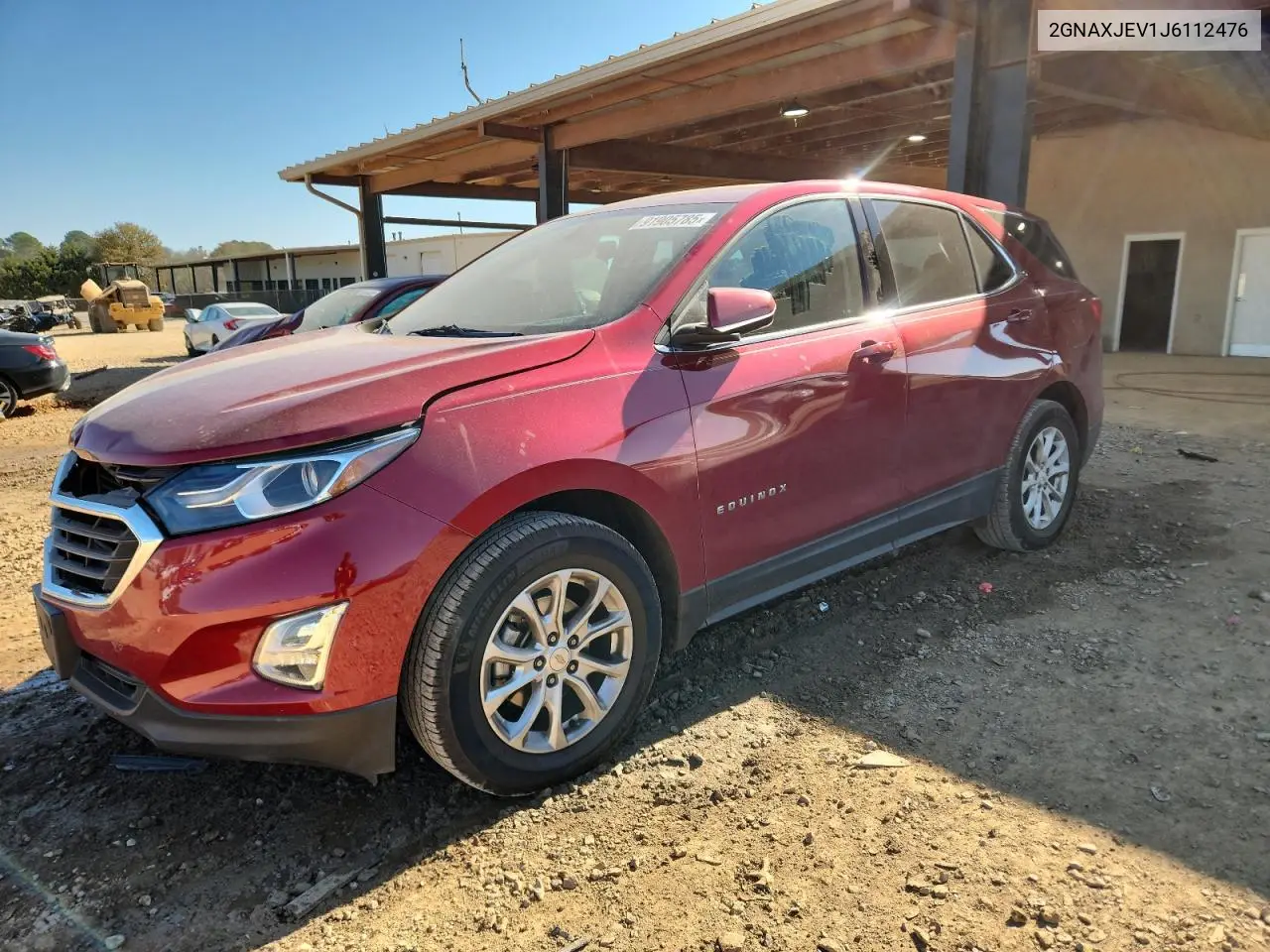 2GNAXJEV1J6112476 2018 Chevrolet Equinox Lt
