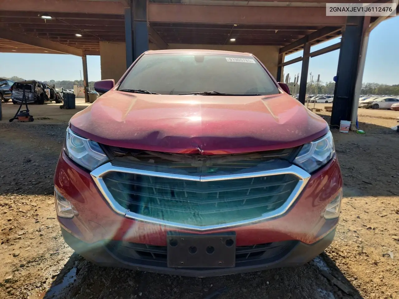 2GNAXJEV1J6112476 2018 Chevrolet Equinox Lt