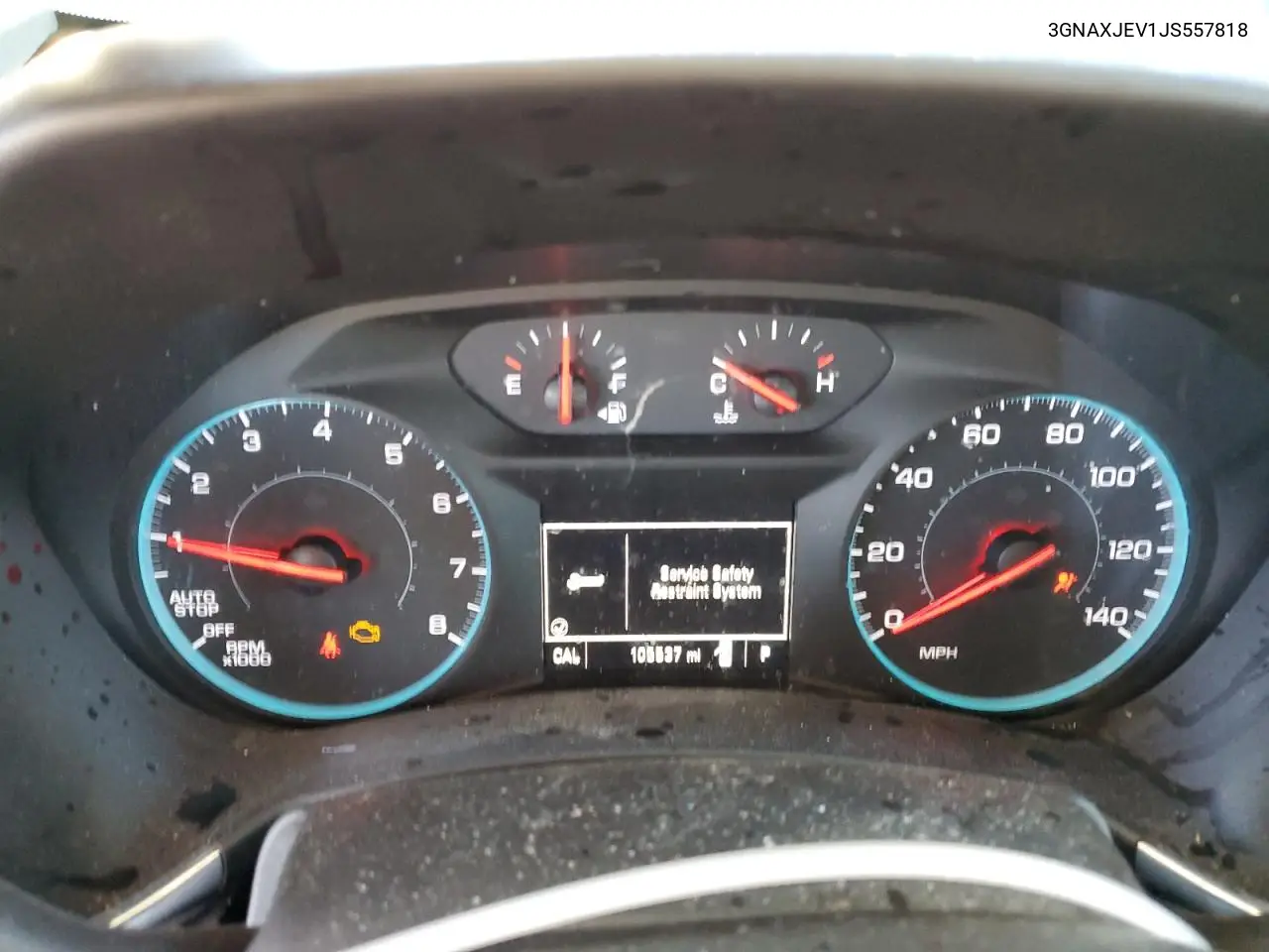 3GNAXJEV1JS557818 2018 Chevrolet Equinox Lt
