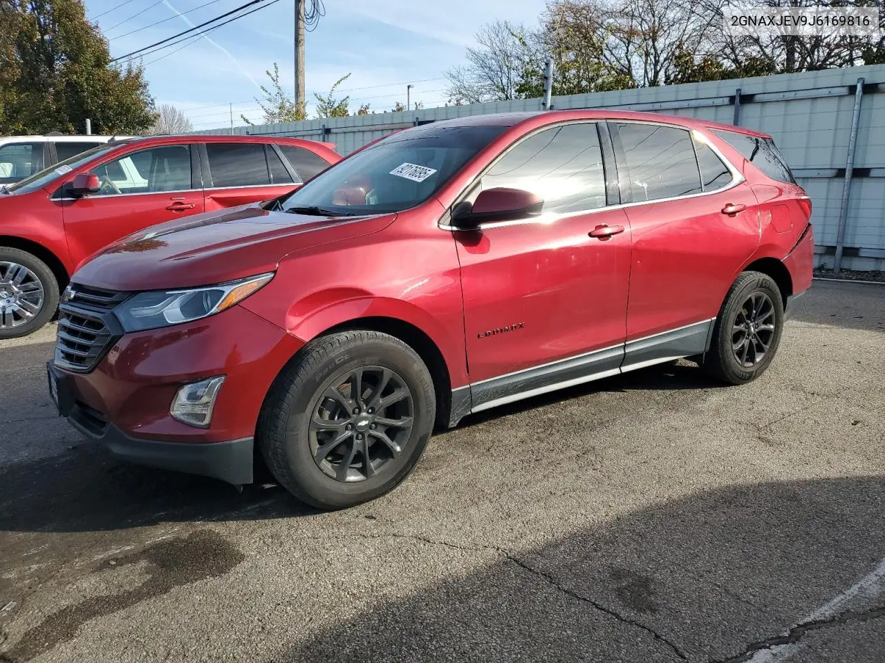 2GNAXJEV9J6169816 2018 Chevrolet Equinox Lt