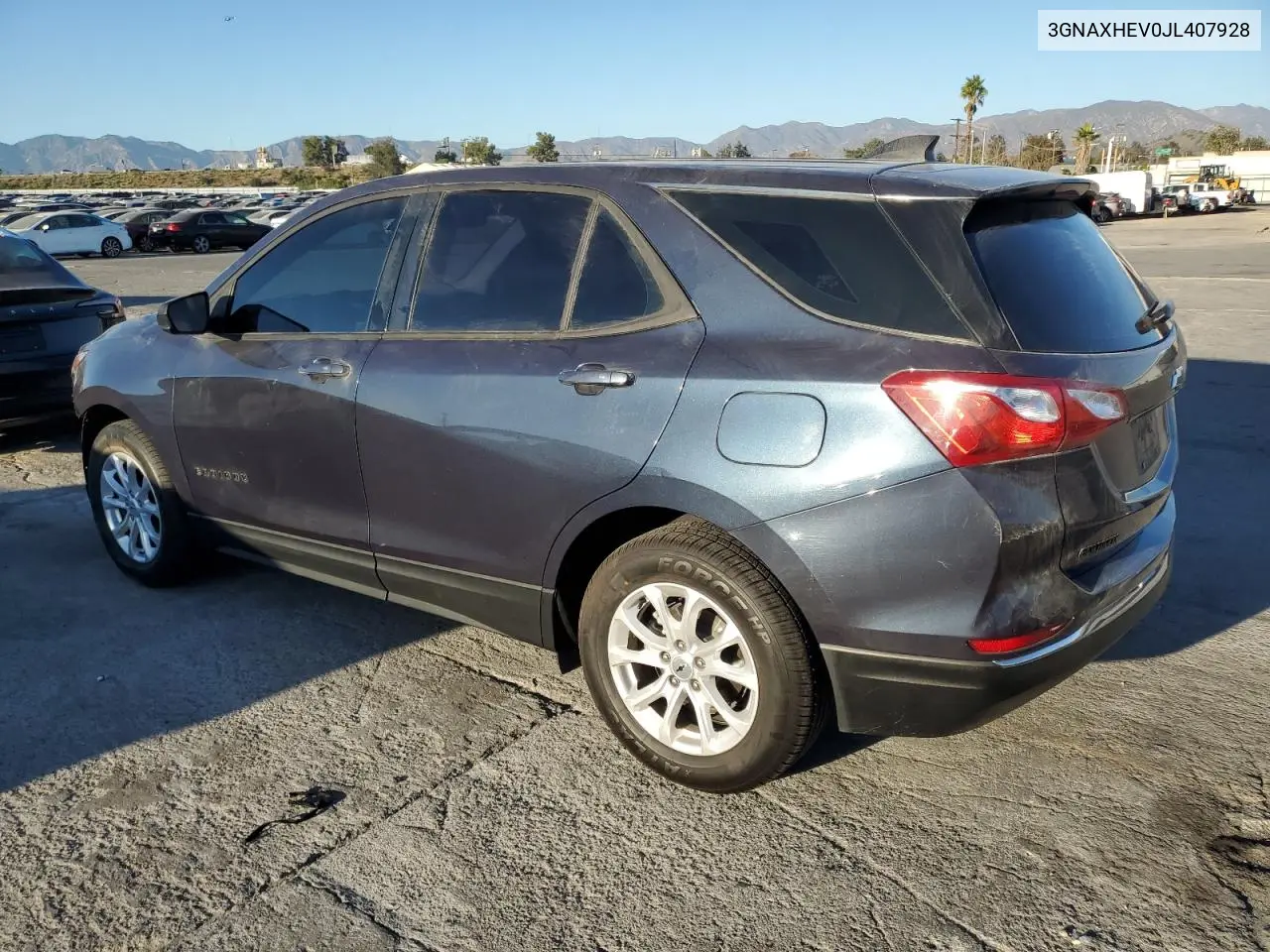 3GNAXHEV0JL407928 2018 Chevrolet Equinox Ls