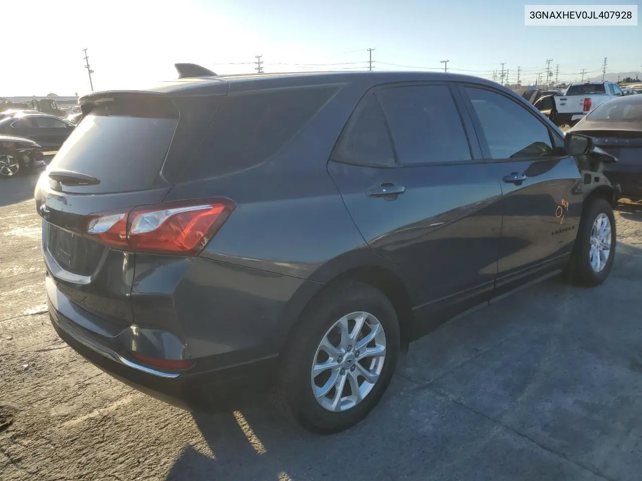 3GNAXHEV0JL407928 2018 Chevrolet Equinox Ls