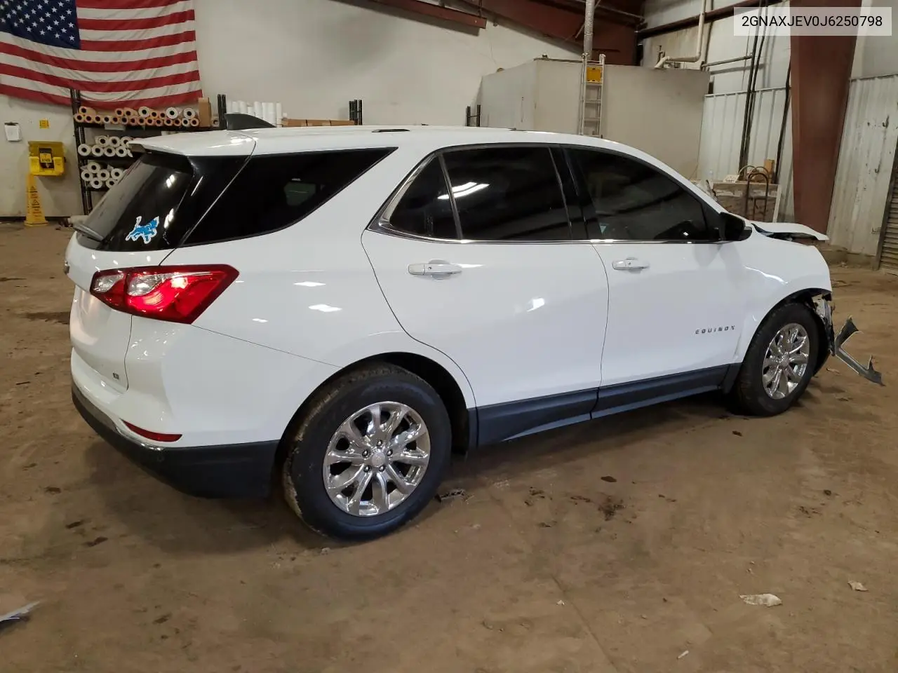 2GNAXJEV0J6250798 2018 Chevrolet Equinox Lt