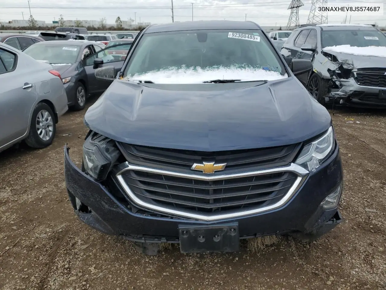 3GNAXHEV8JS574687 2018 Chevrolet Equinox Ls