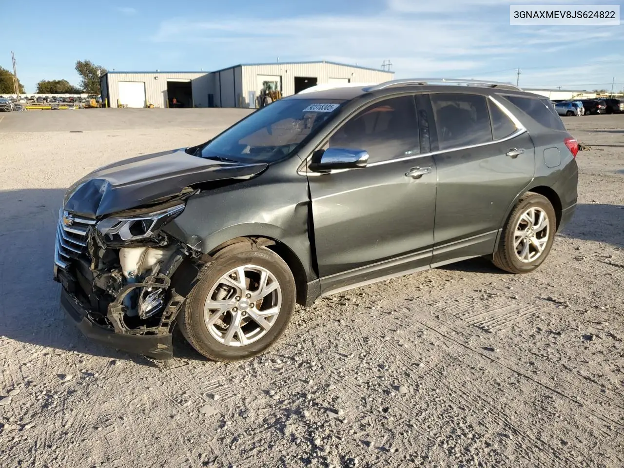 3GNAXMEV8JS624822 2018 Chevrolet Equinox Premier