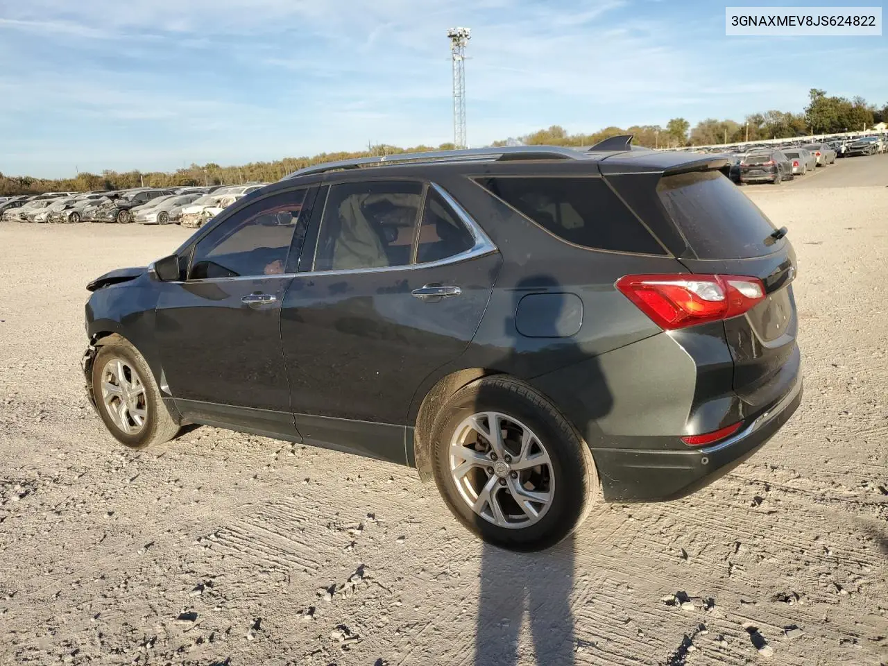 3GNAXMEV8JS624822 2018 Chevrolet Equinox Premier