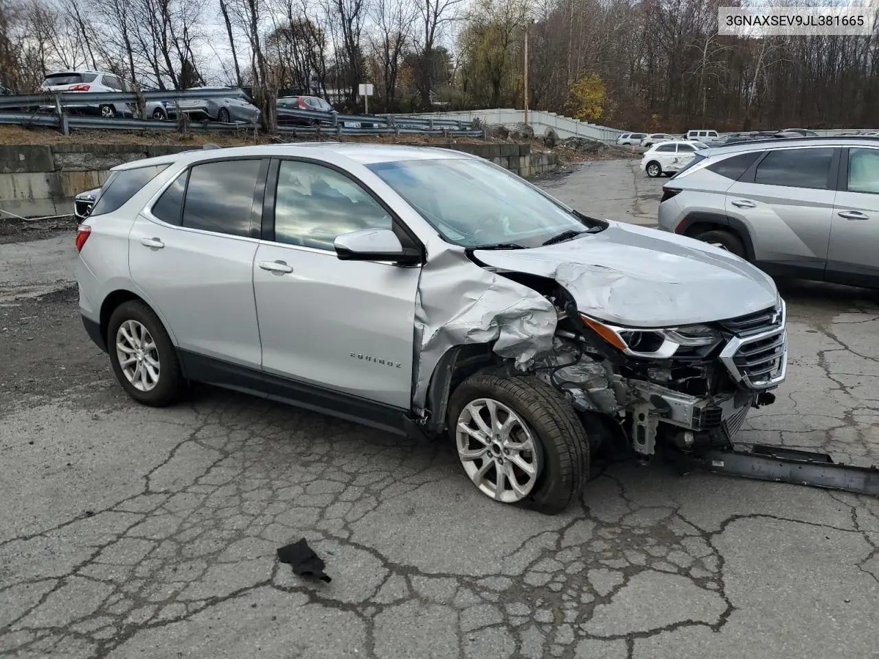 3GNAXSEV9JL381665 2018 Chevrolet Equinox Lt