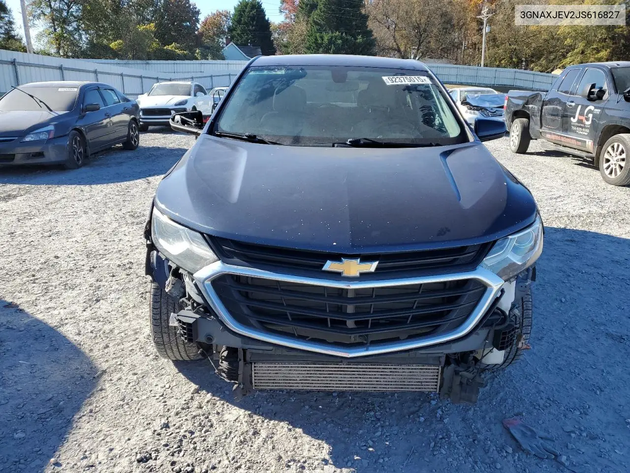 3GNAXJEV2JS616827 2018 Chevrolet Equinox Lt