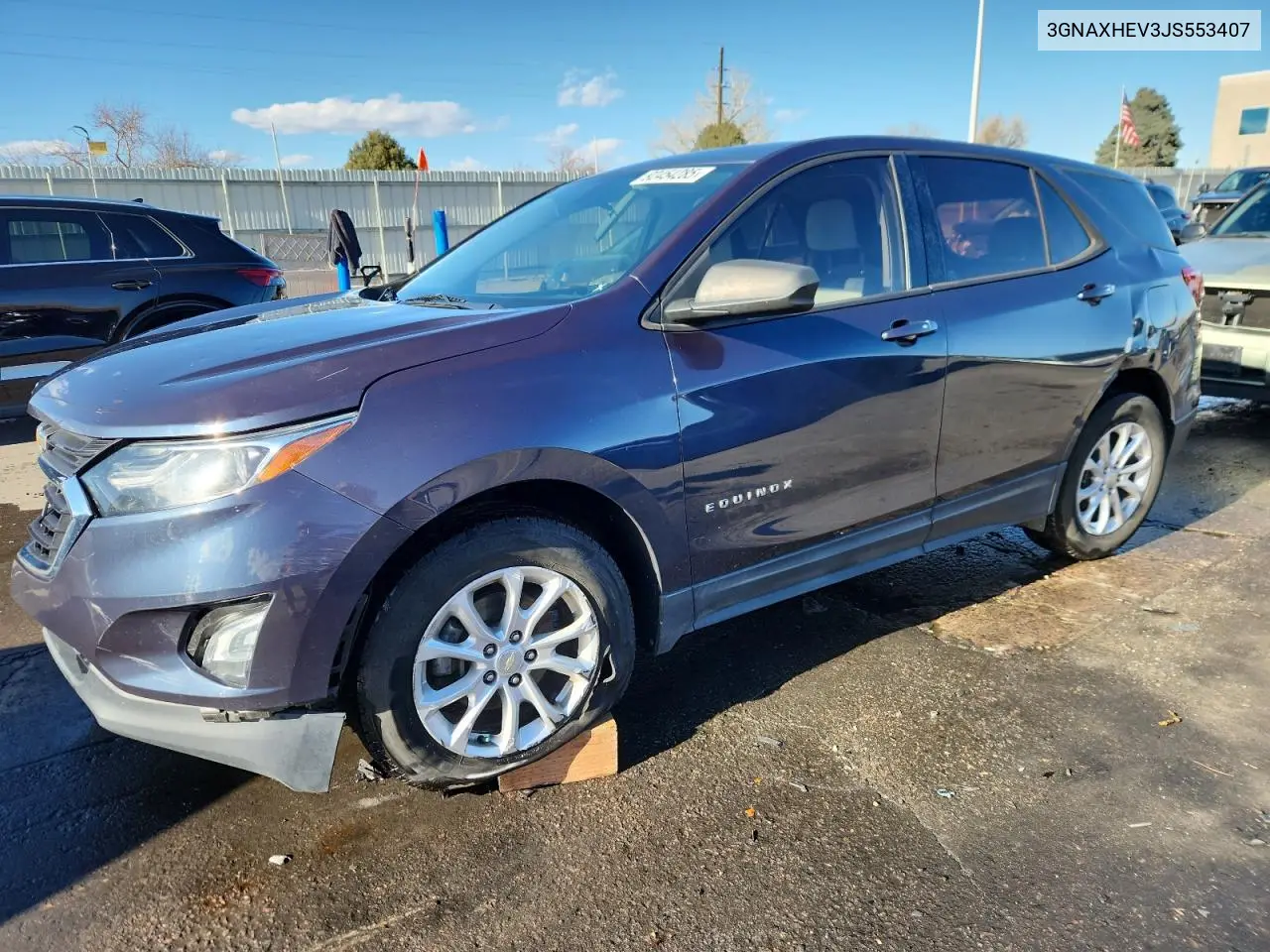 3GNAXHEV3JS553407 2018 Chevrolet Equinox Ls