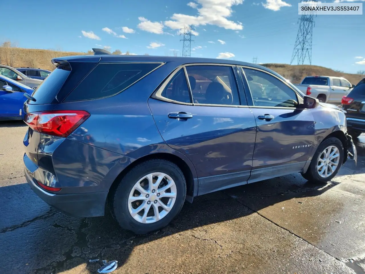 3GNAXHEV3JS553407 2018 Chevrolet Equinox Ls