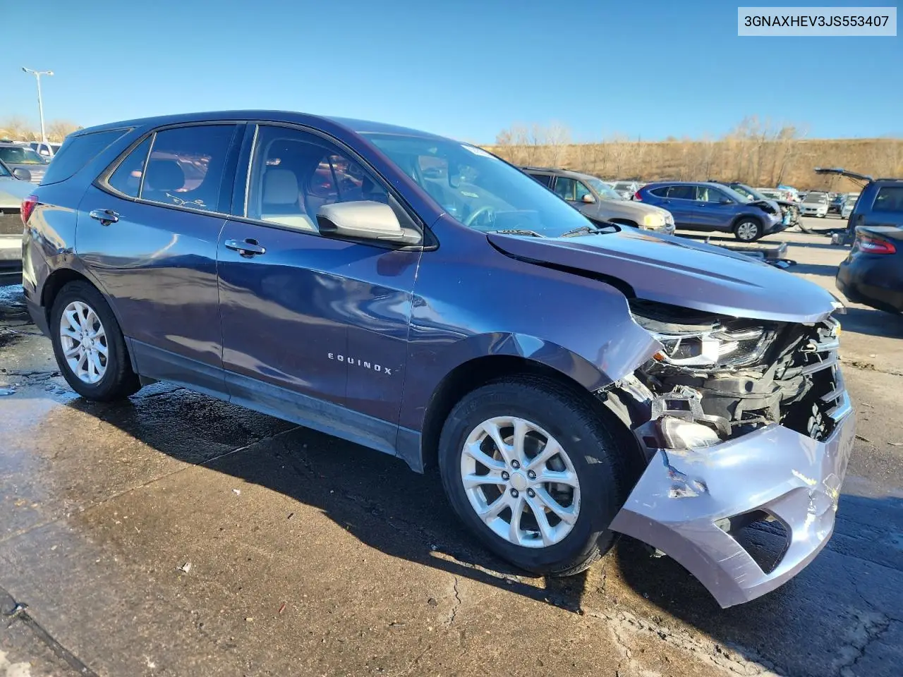 3GNAXHEV3JS553407 2018 Chevrolet Equinox Ls
