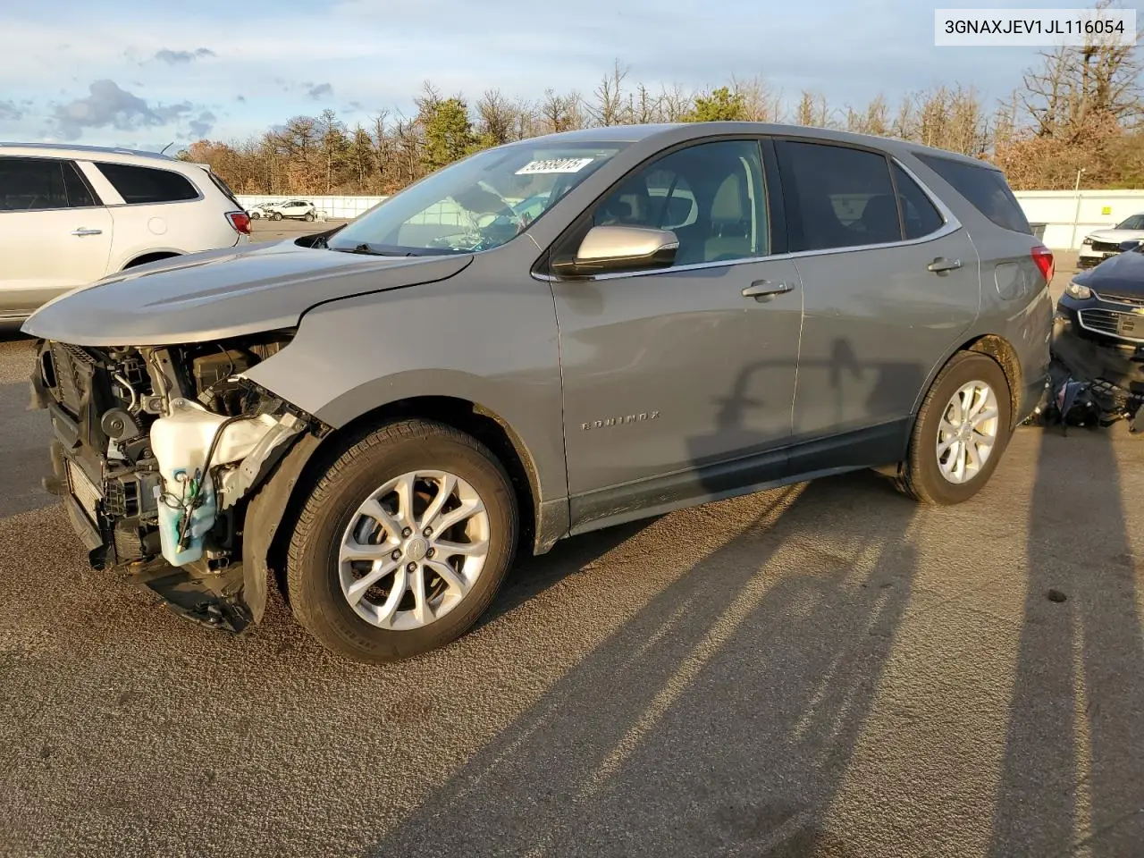 3GNAXJEV1JL116054 2018 Chevrolet Equinox Lt