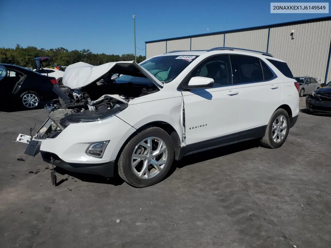 2GNAXKEX1J6149549 2018 Chevrolet Equinox Lt