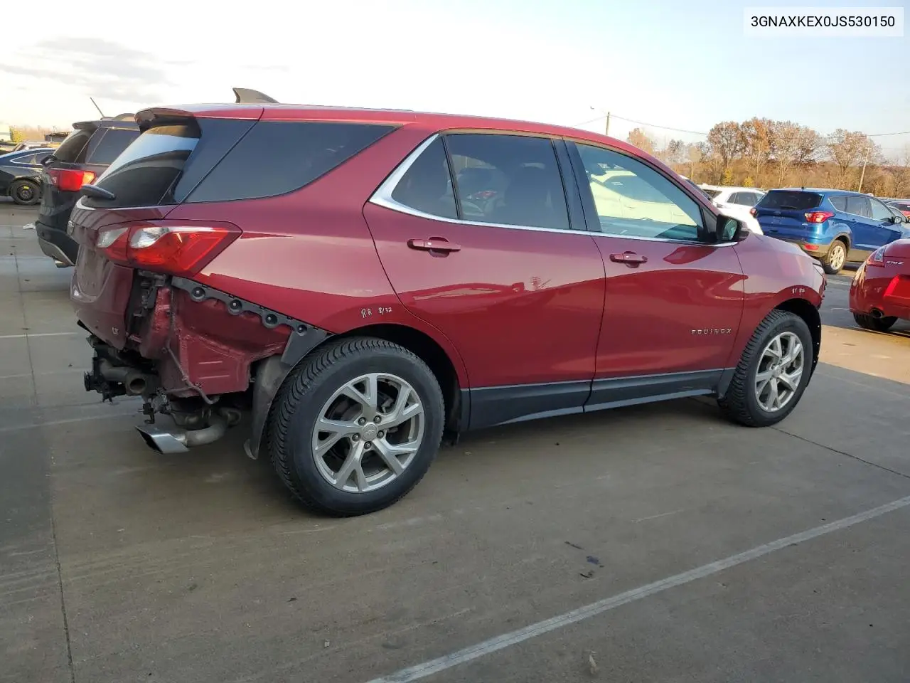 3GNAXKEX0JS530150 2018 Chevrolet Equinox Lt
