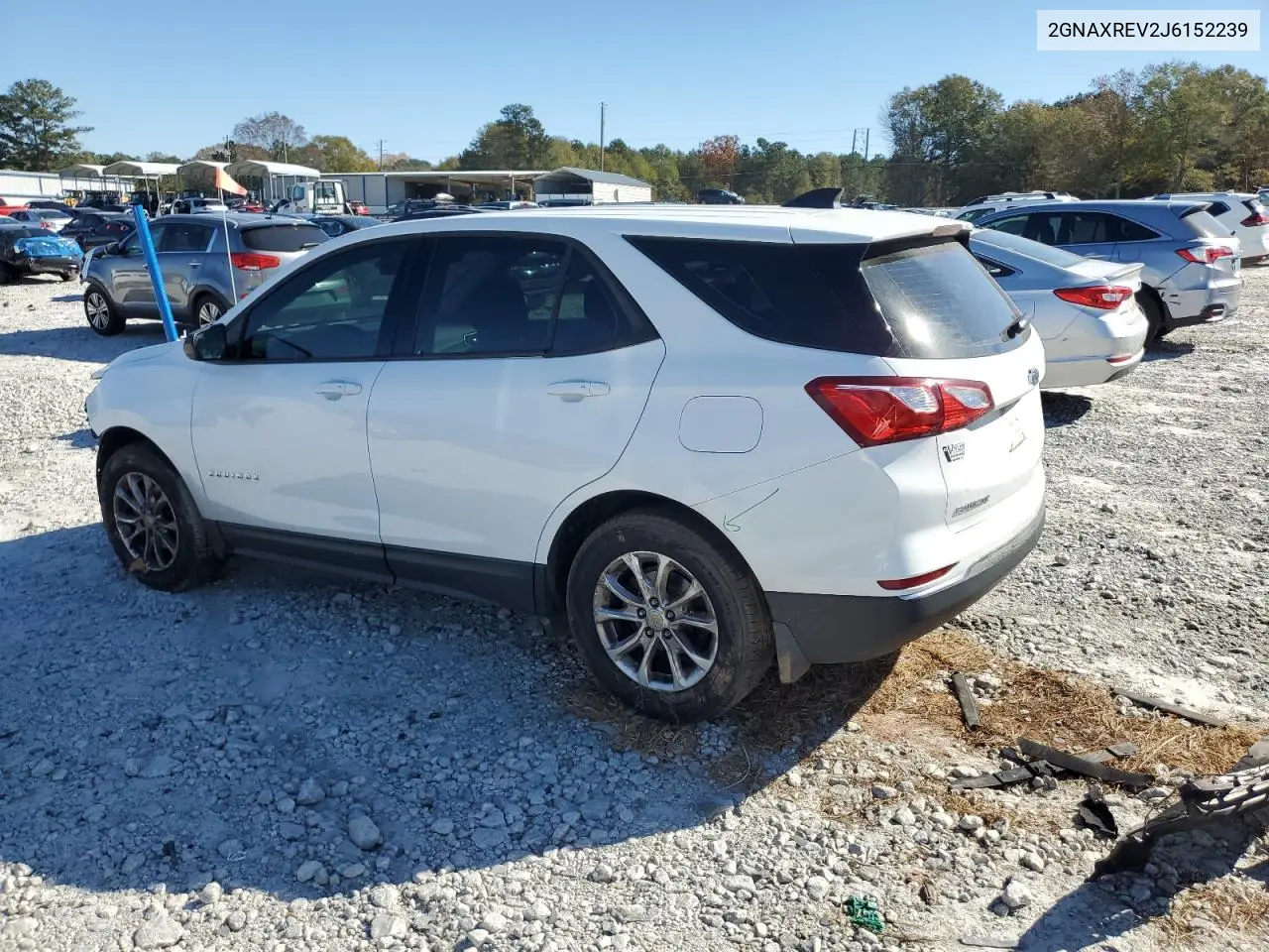 2GNAXREV2J6152239 2018 Chevrolet Equinox Ls