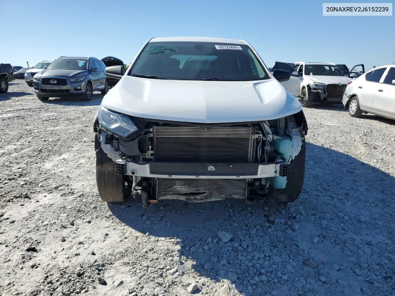 2GNAXREV2J6152239 2018 Chevrolet Equinox Ls