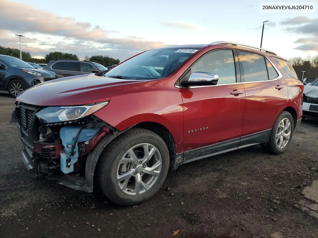 2GNAXVEV6J6204710 2018 Chevrolet Equinox Premier