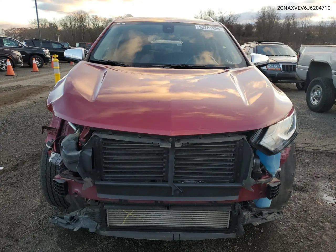 2GNAXVEV6J6204710 2018 Chevrolet Equinox Premier